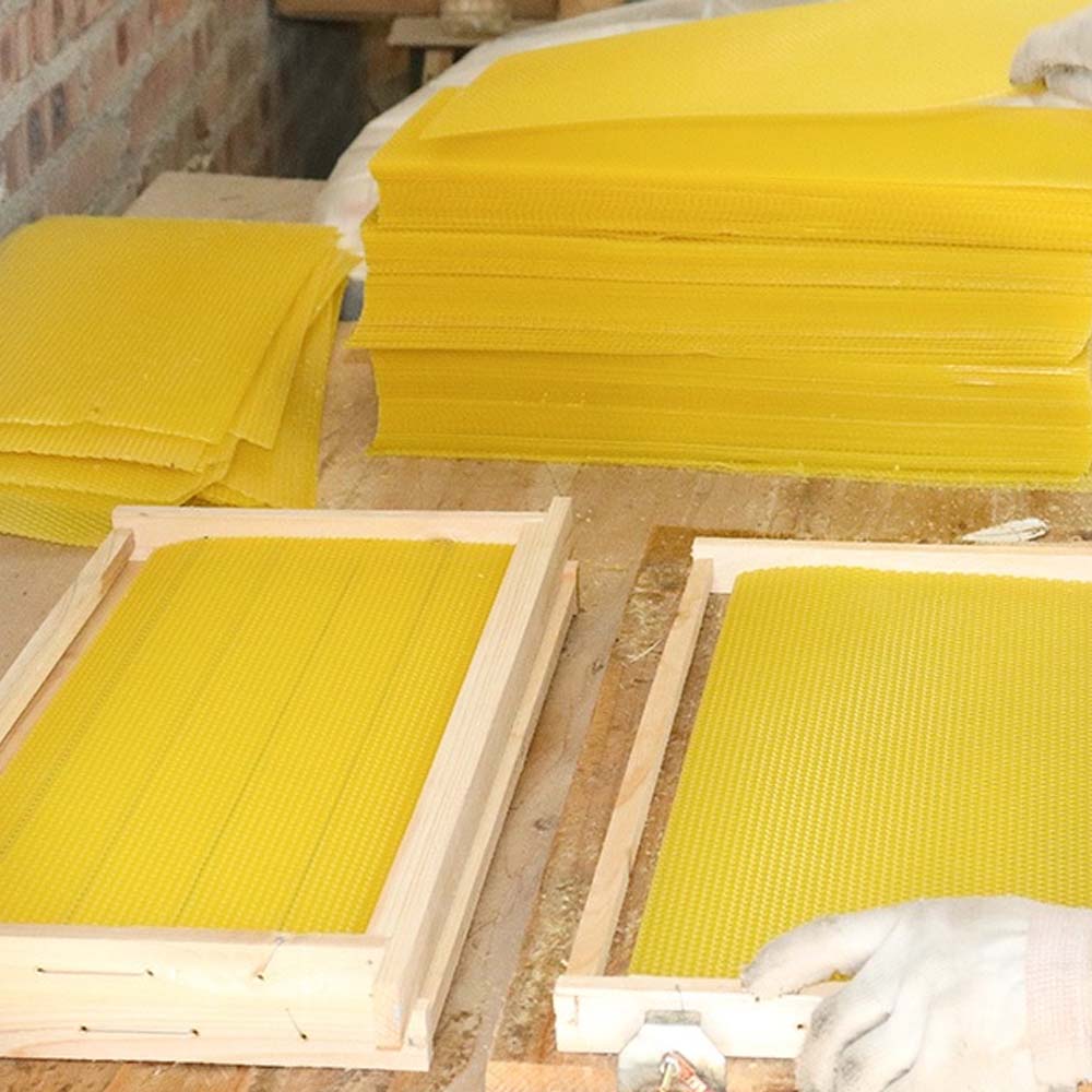 楽天市場】＼1点6％&2点15％OFF／養蜂器具 完成巣枠 巣礎付き 蜂の巣