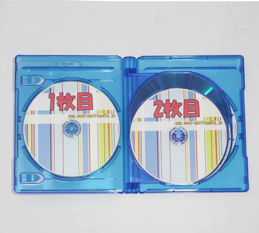 楽天市場】22mm厚に6枚のblu-rayディスクを収納 22mm厚6枚収納blu-ray