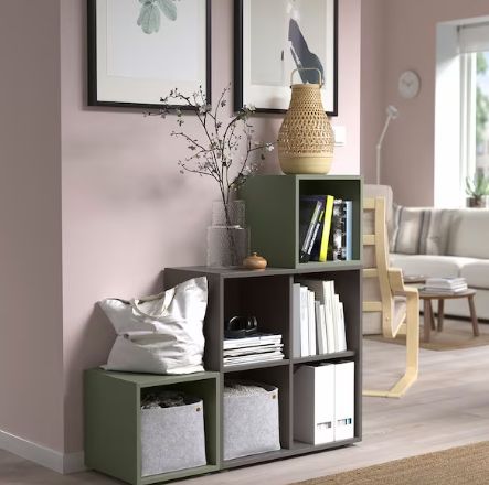 楽天市場】IKEA イケア EKET エーケトキャビネット, グレーグリーン