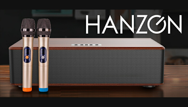 楽天市場】HANZONサウンドボックス カラオケセット 家庭用 マイク