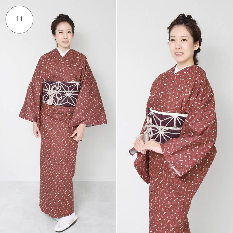 楽天市場】木綿 着物 単衣 綿 プレタ M/Lサイズ 全16柄 きもの キモノ