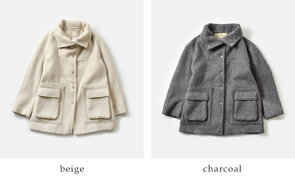 楽天市場】セール【40%OFF】Hella ヘラ ウール混 シャギー コート