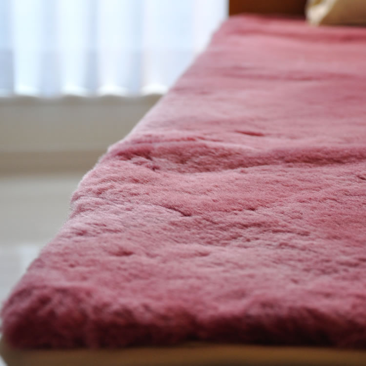 楽天市場】【即納】ムートンシーツ 京都西川 ローズファーグラウンド