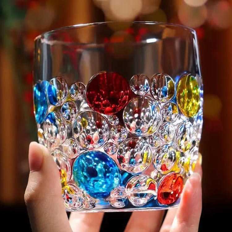 楽天市場】 グラス コーヒー 虹色 カラフル 酒器 ガラス 2個セット