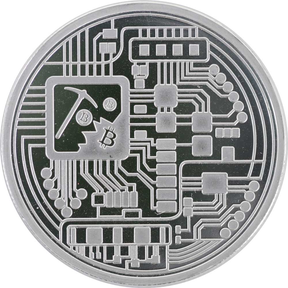 楽天市場】BTC銀貨 純銀 1オンス 31.1g ビットコイン Bitcoin