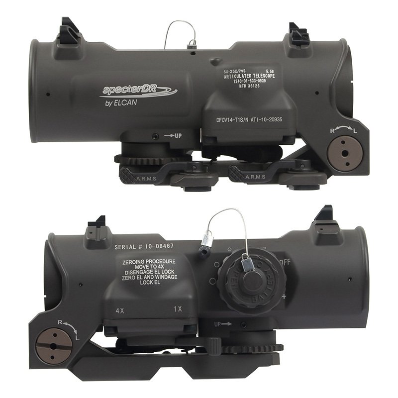 楽天市場】ELCAN SPECTER DRタイプ 4倍固定スコープ DE スコープ