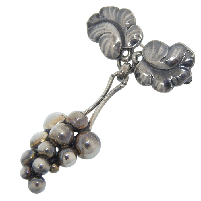 楽天市場】ジョージジェンセン ぶどう ブローチの通販