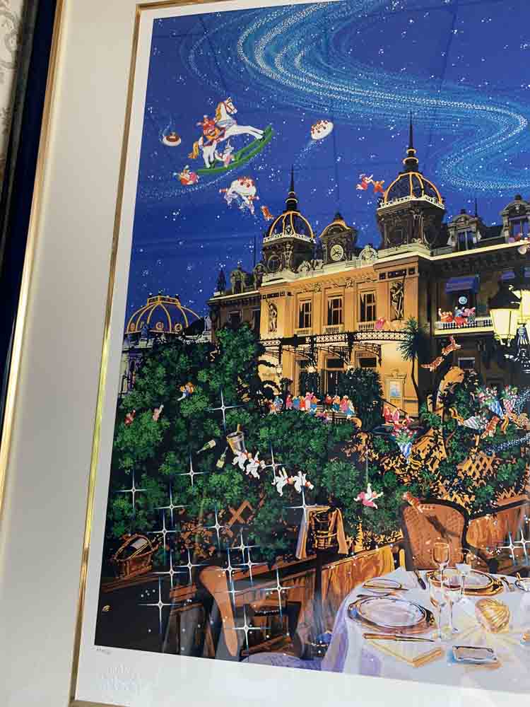 楽天市場】絵画 ヒロ、ヤマガタ モンテカルロの夜 版画 シルク