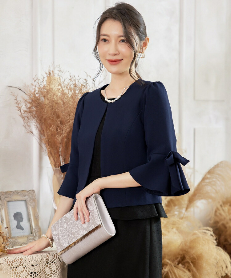 楽天市場】ボレロ パーティーボレロ ジャケット ショートジャケット