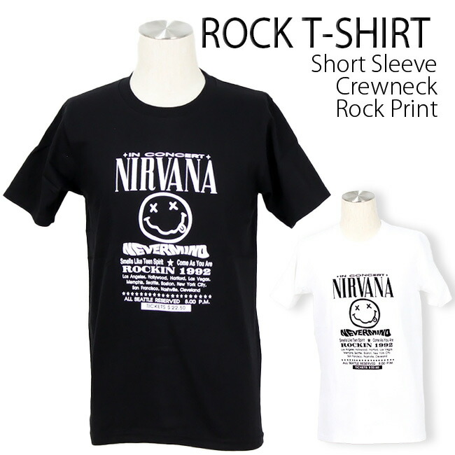 楽天市場】Nirvana Tシャツ ニルヴァーナ ニルバーナ ロックTシャツ