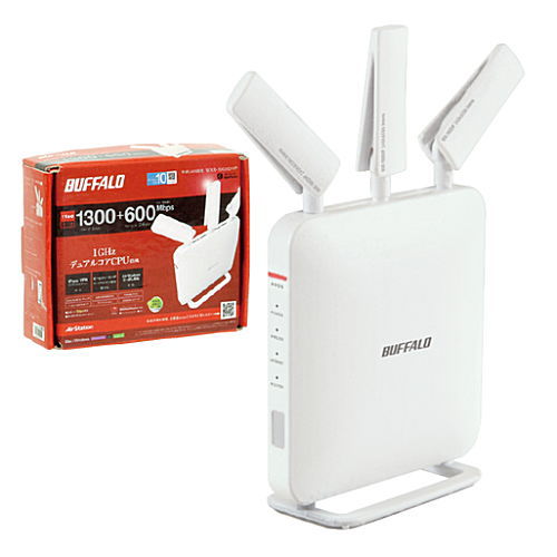 BUFFALO 無線ルーター WXR-1900DHP 3ヶ月前購入 中古品〕 AirStation
