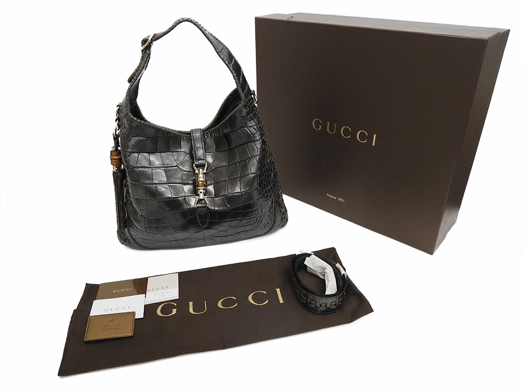 楽天市場】グッチ GUCCI ショルダーバッグ マット クロコダイル ニュー