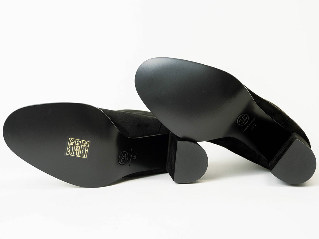 楽天市場】シャネル CHANEL ブーツ ロングブーツ 36 23cm ココ