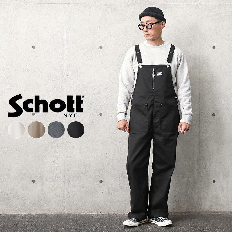 楽天市場】Schott ショット 3116032 TC OVERALL PANTS（TC