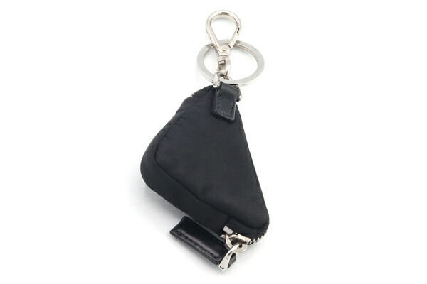 楽天市場】プラダ キーホルダー 2TT152 ブラック ナイロン 中古 バッグ