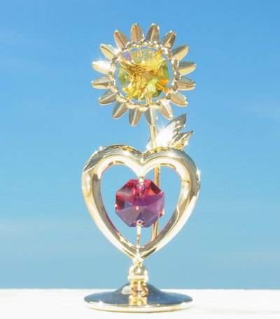 楽天市場】ヒマワリ ハート 置物 誕生日 プレゼント ギフト 贈り物