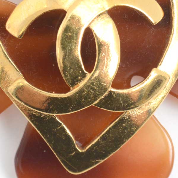 楽天市場】シャネル ブローチ レディース ココマーク べっ甲柄
