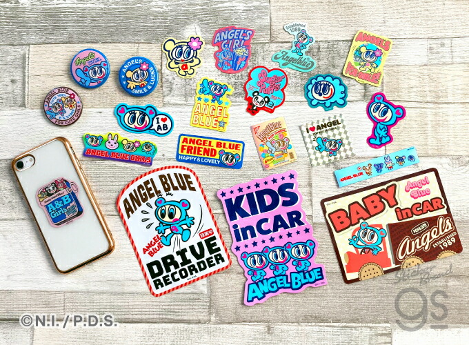 楽天市場】エンジェルブルー ダイカットミニステッカー おほほパンダ