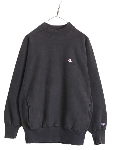 楽天市場】90s USA製 黒 ☆ チャンピオン リバースウィーブ モック