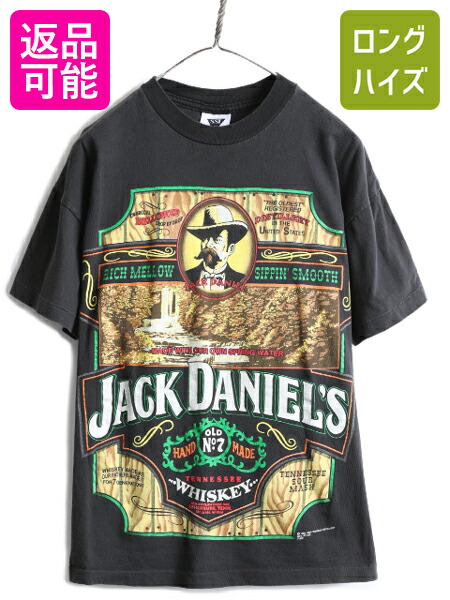 楽天市場】90s ☆ ジャック ダニエル 大判 プリント Tシャツ ( メンズ