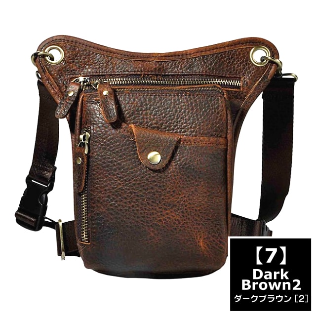 楽天市場】全9色! [9Colors Vintage Enginner Genuine Leather Leg Bag