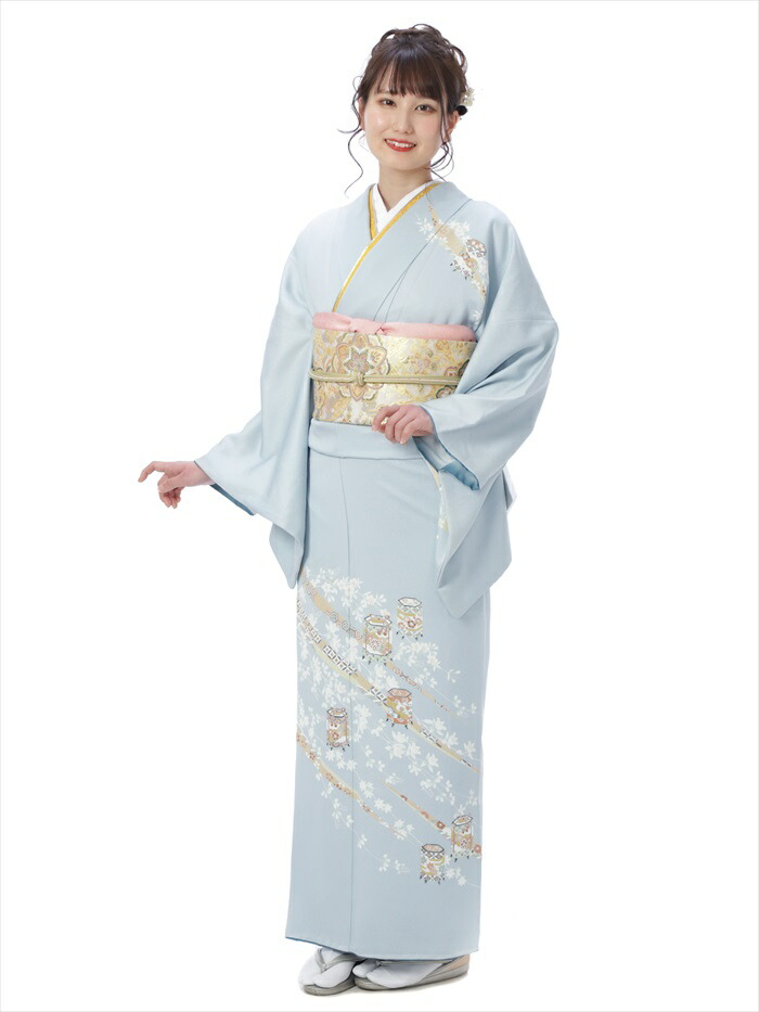 楽天市場】訪問着 水色の通販