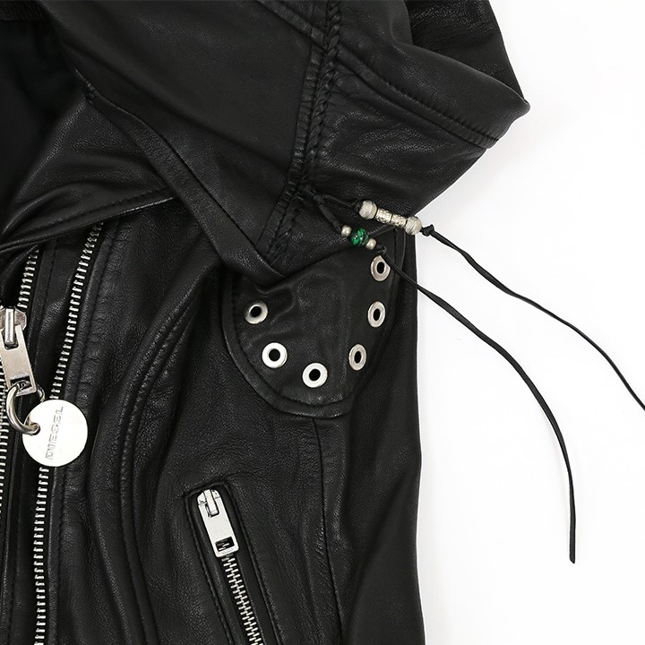 楽天市場】☆DIESEL ディーゼル レディース☆羊革 本革 バックスタッズ