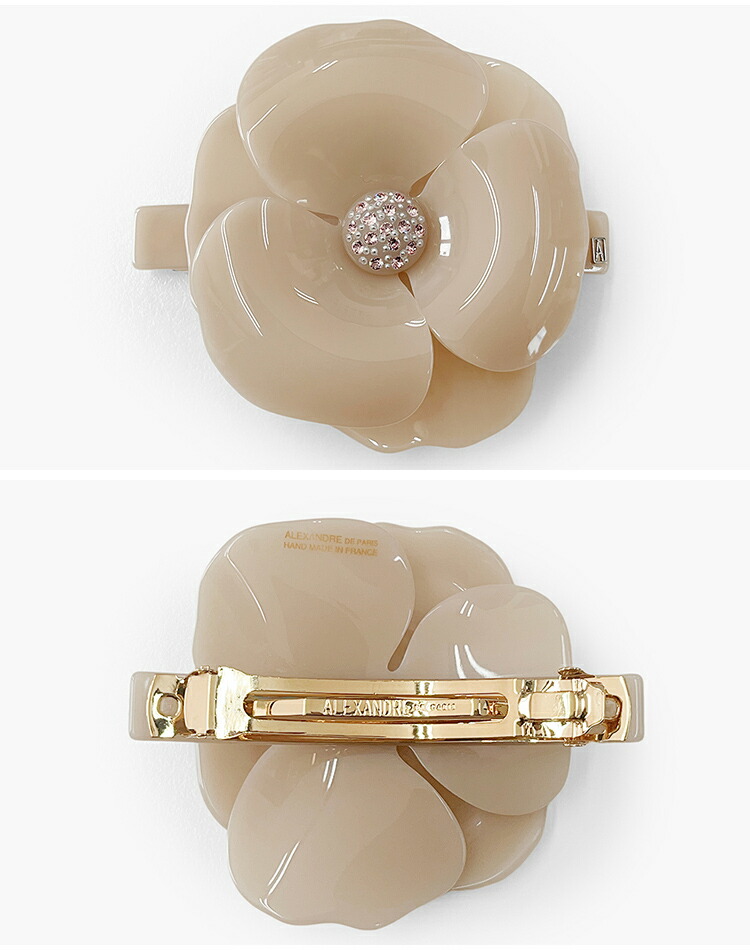 楽天市場】アレクサンドル ドゥ パリ バレッタ スワロフスキー 花 ヘア