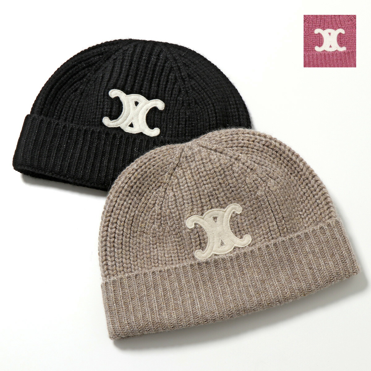 楽天市場】CELINE セリーヌ ニット帽 2AA32384D レディース ビーニー