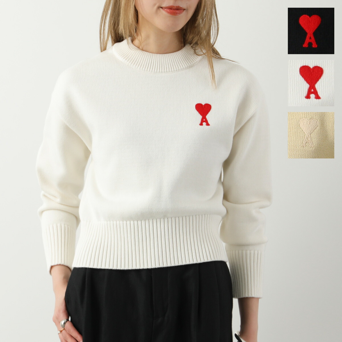 楽天市場】ami paris アミパリス セーター UKS008.016 レディース
