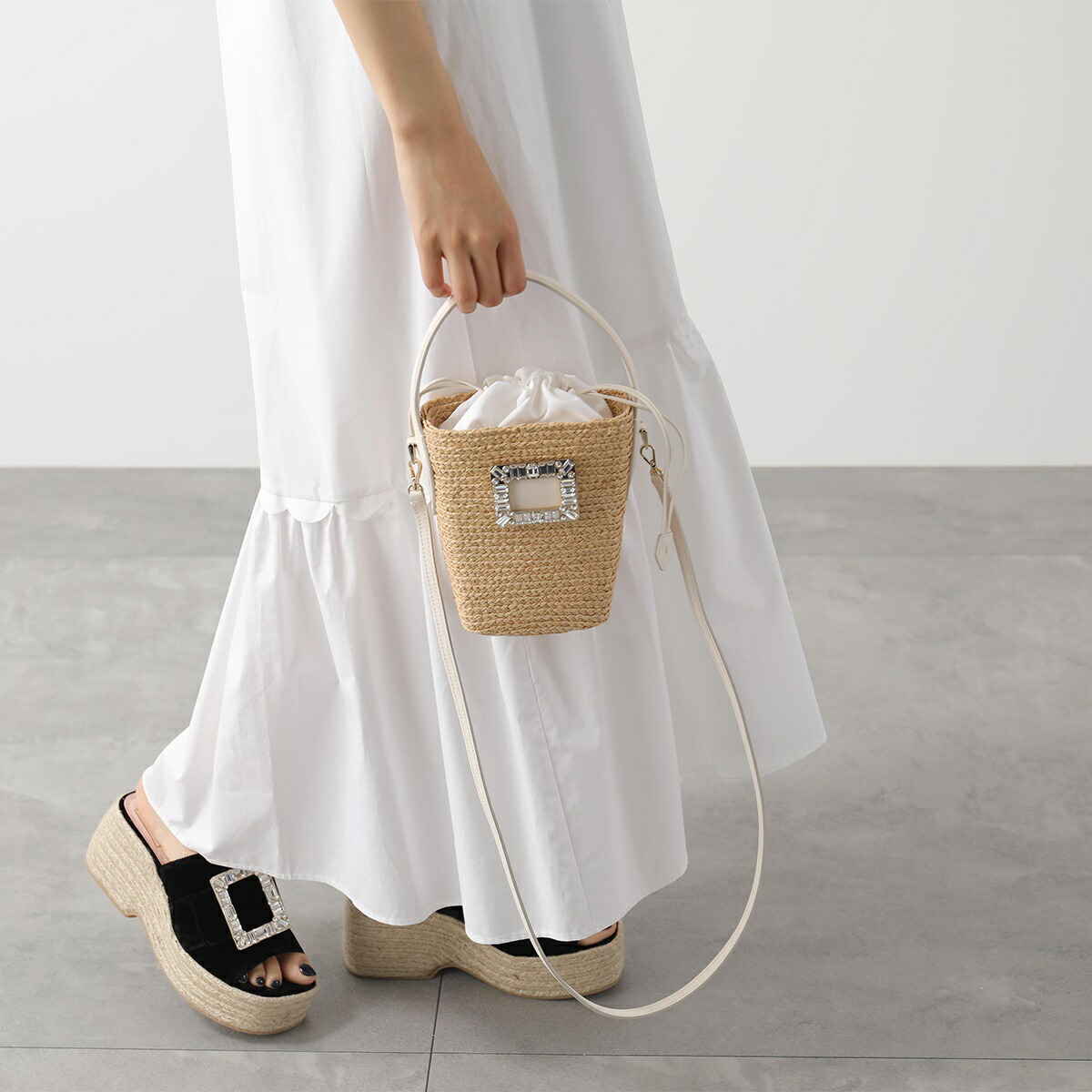 楽天市場】ROGER VIVIER ロジェヴィヴィエ かごバッグ VIV SKATE