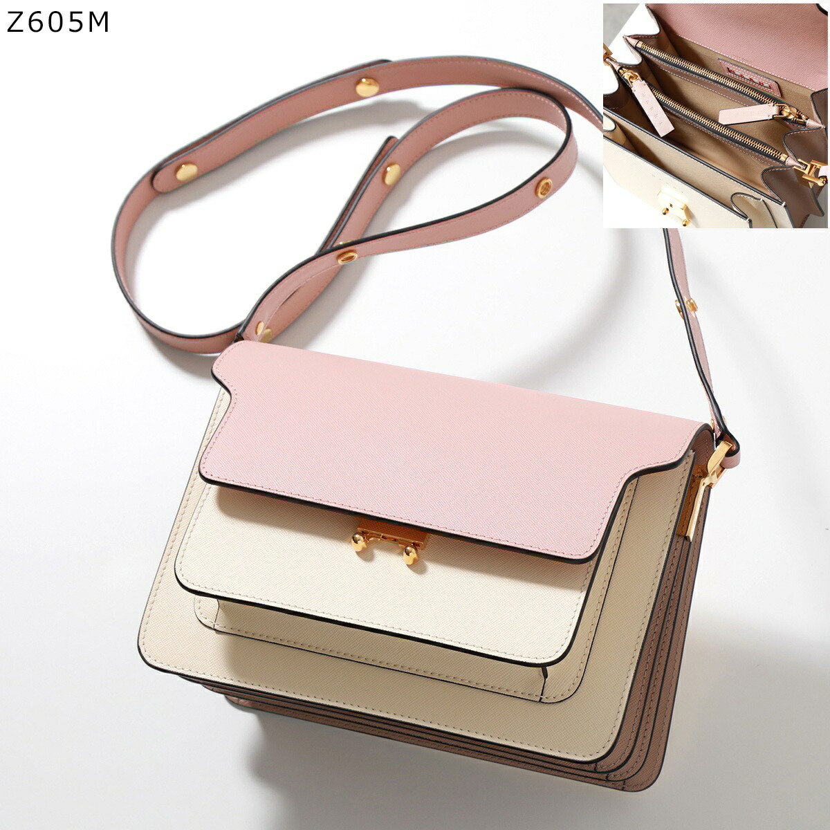 楽天市場】MARNI マルニ ショルダーバッグ NOOS TRUNK BAG SBMPN09