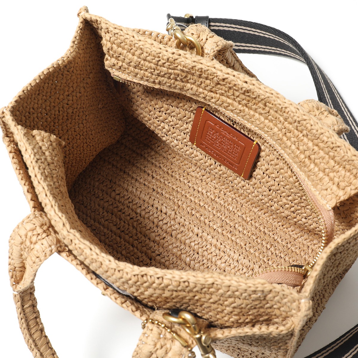 楽天市場】COACH コーチ かごバッグ CAM62 レディース カーゴ トート