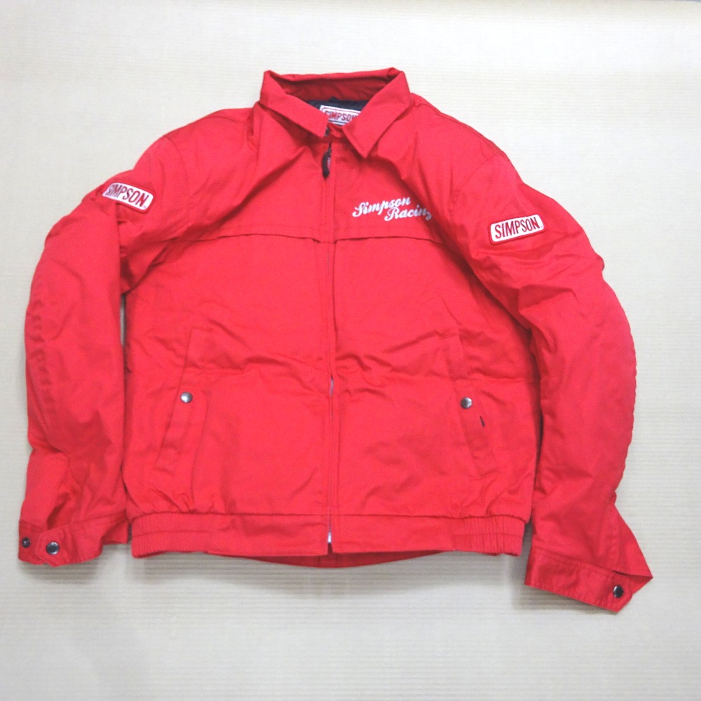 楽天市場】シンプソン ライダースジャケット コットン レッド Size#3L