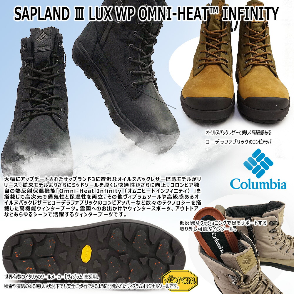 楽天市場】コロンビア サップランド スリー スノーブーツ YU8435