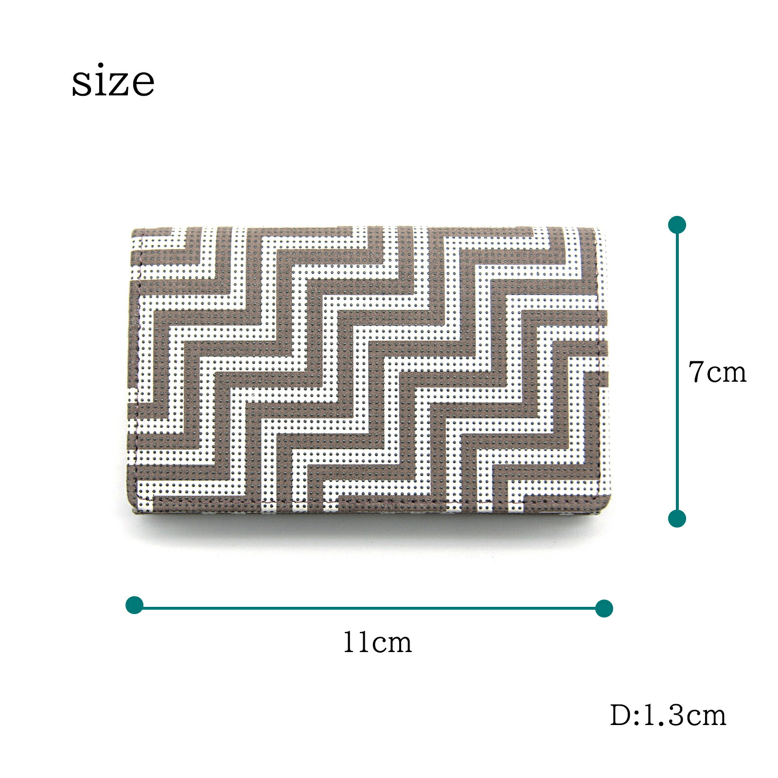 楽天市場】印傳屋 印伝 名刺入れ カードケース CHEVRON シェブロン