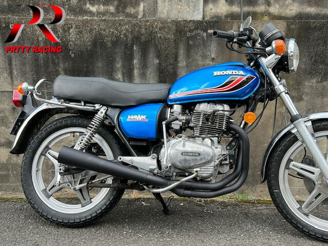 楽天市場】HONDA CB250T CB400T ホーク2 極 サイドクロスメガホン