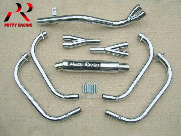 楽天市場】XJ400 E/D 分割式 42.7π (極タイプ1) PRETTY管 マフラー