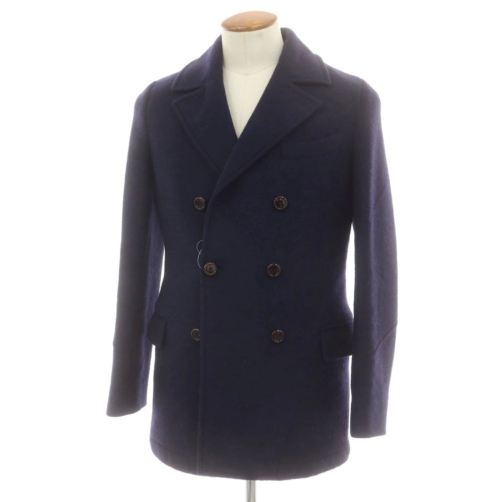 楽天市場】Pコート ネイビー（素材（生地・毛糸）ウール）（メンズ