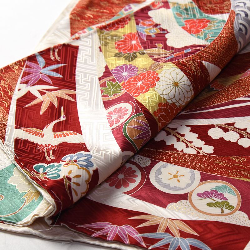 楽天市場】振袖 手縫いお仕立て付き 手描き 吉祥文様 束ね熨斗 金駒