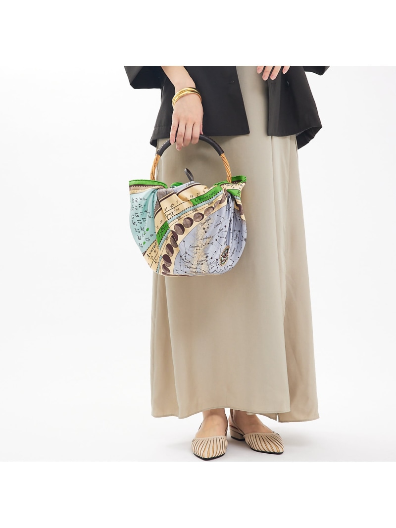 楽天市場】【manipuri/マニプリ】カゴバッグスカーフセット Rouge vif