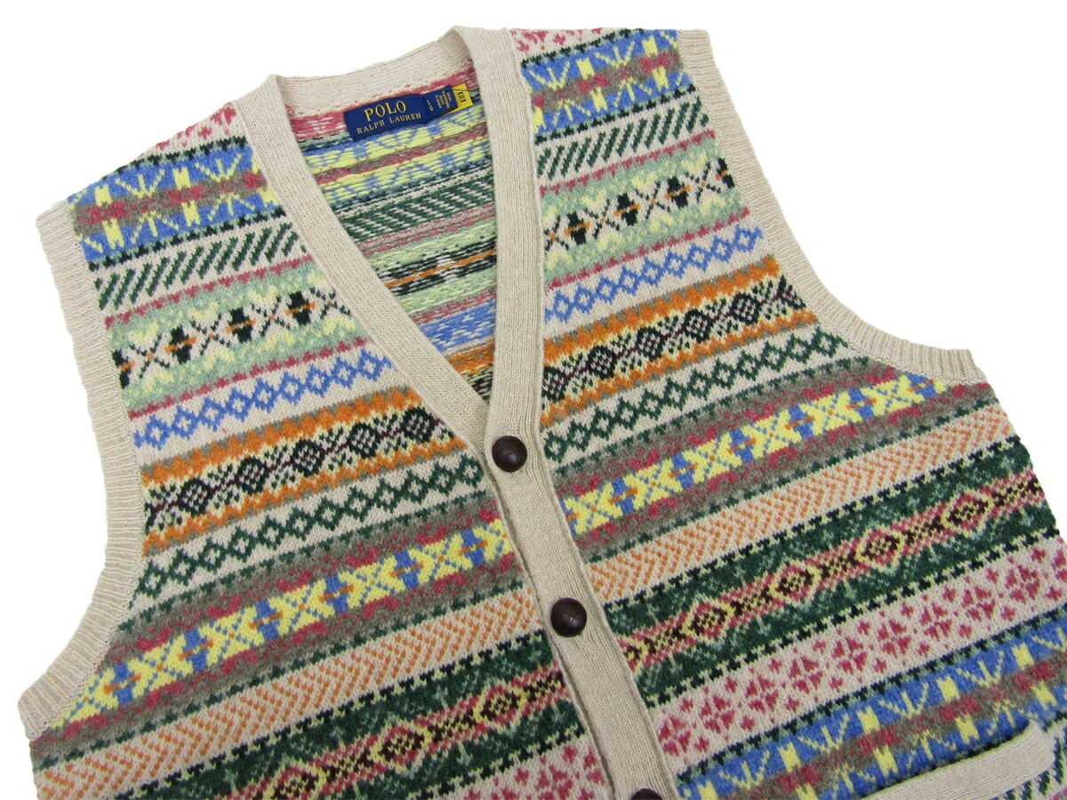 楽天市場】ポロ ラルフローレン メンズ フェアアイル ニット ベスト