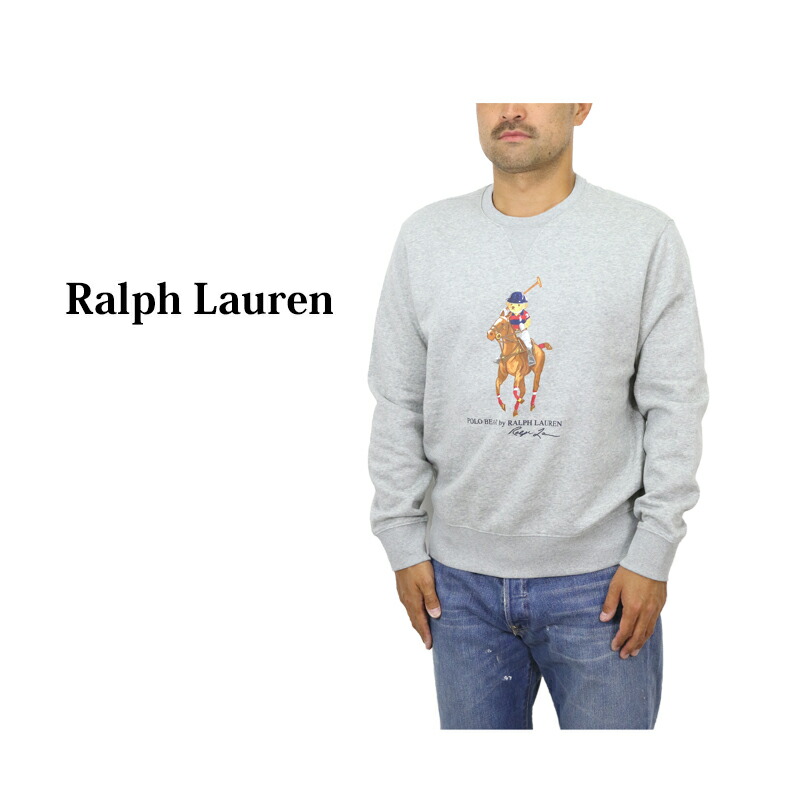 楽天市場】ポロ ラルフローレン メンズ ポロベア プリント クルー