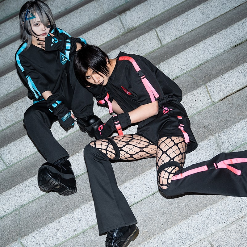 楽天市場】渦雷 レッグウォーマー レッグカバー 原宿系 原宿 ライン