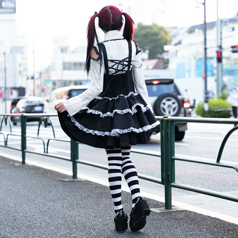 楽天市場】3ジャンパースカート ゴスロリ ワンピース ジャンスカ