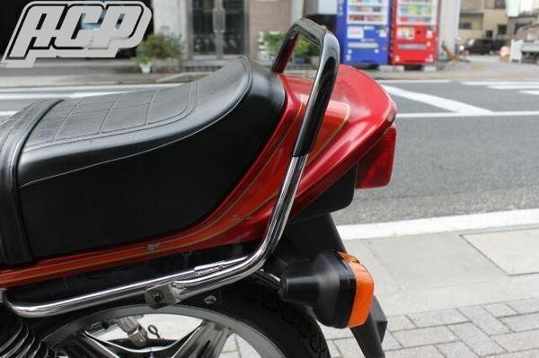 楽天市場】CB400N用 ゴム付きタンデムバー（黒）新品 バブ ホーク3