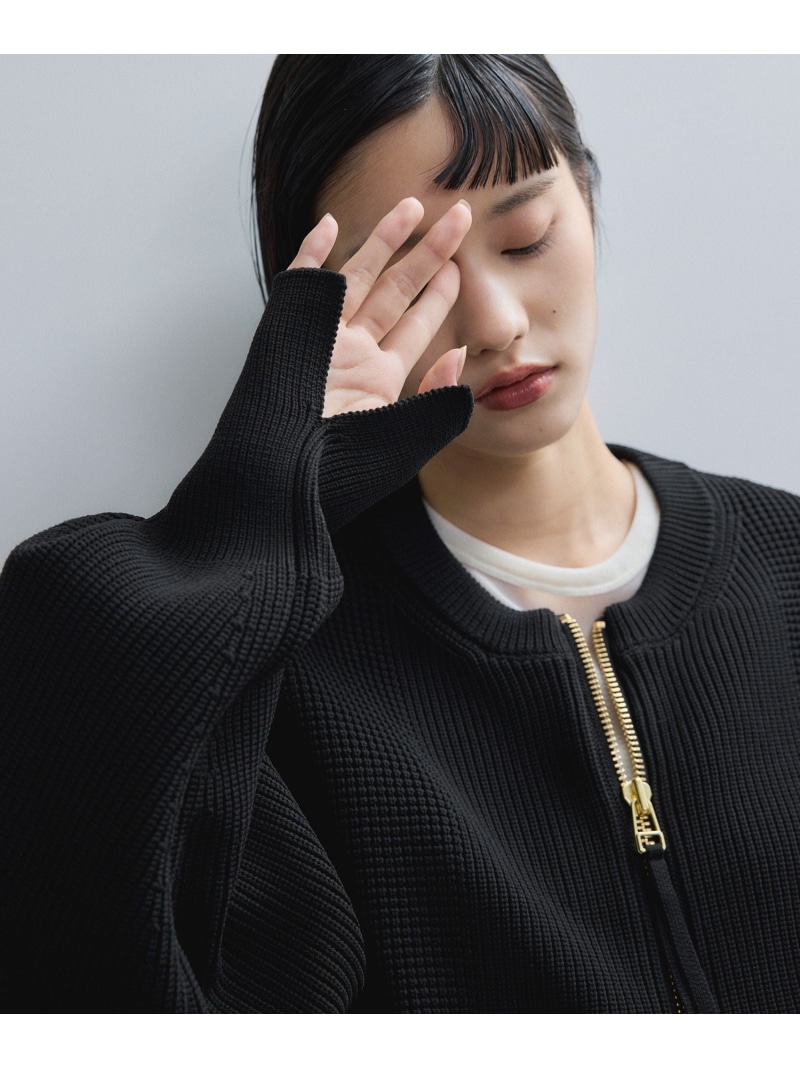 楽天市場】【WEB限定】・【サステナブル】ジップニットカーディガン