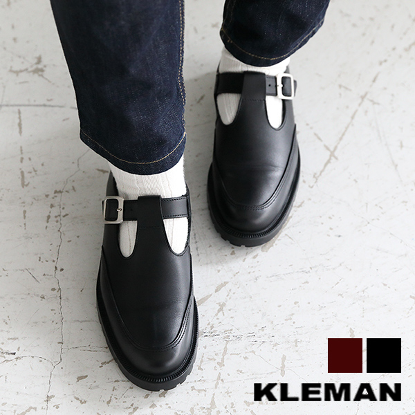楽天市場】【25%OFFクーポン！】クレマン KLEMAN T字ストラップレザー