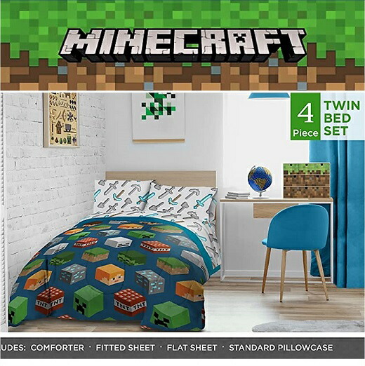 楽天市場】【Minecraft/マインクラフト】 マイクラ シングル 布団