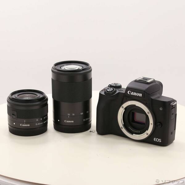 楽天市場】eos kiss m ダブルズームキット(ブラック)の通販